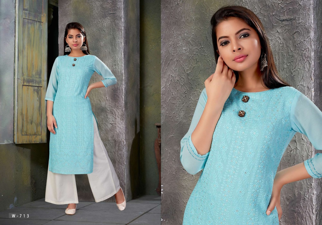 Chikenkari By Snapstyle Kurtis With Bottom  Wholesale Supplier And Dealer Surat