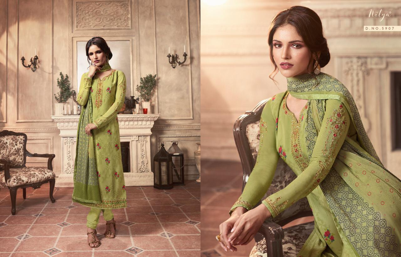 Nitya 159 Series 5901 Designer Party Wear Suits Wholesale Supplier Gujarat