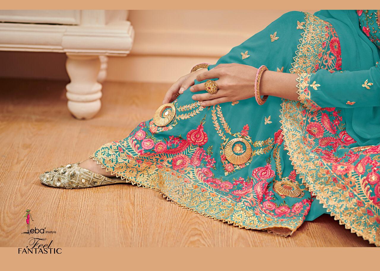 Shehzadi 1 By Eba Lifestyle Series 6001 Designer Party Wear Suits Wholesale Supplier Gujarat