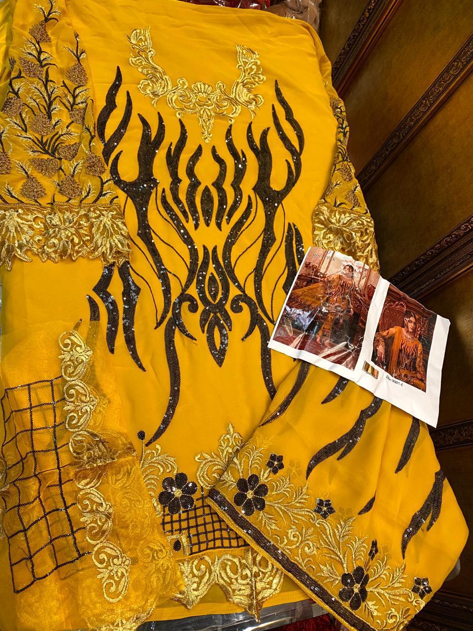 Hoor Tex Hit Design 19001 Colours Designer Party Wear Suits Wholesale Supplier Gujarat