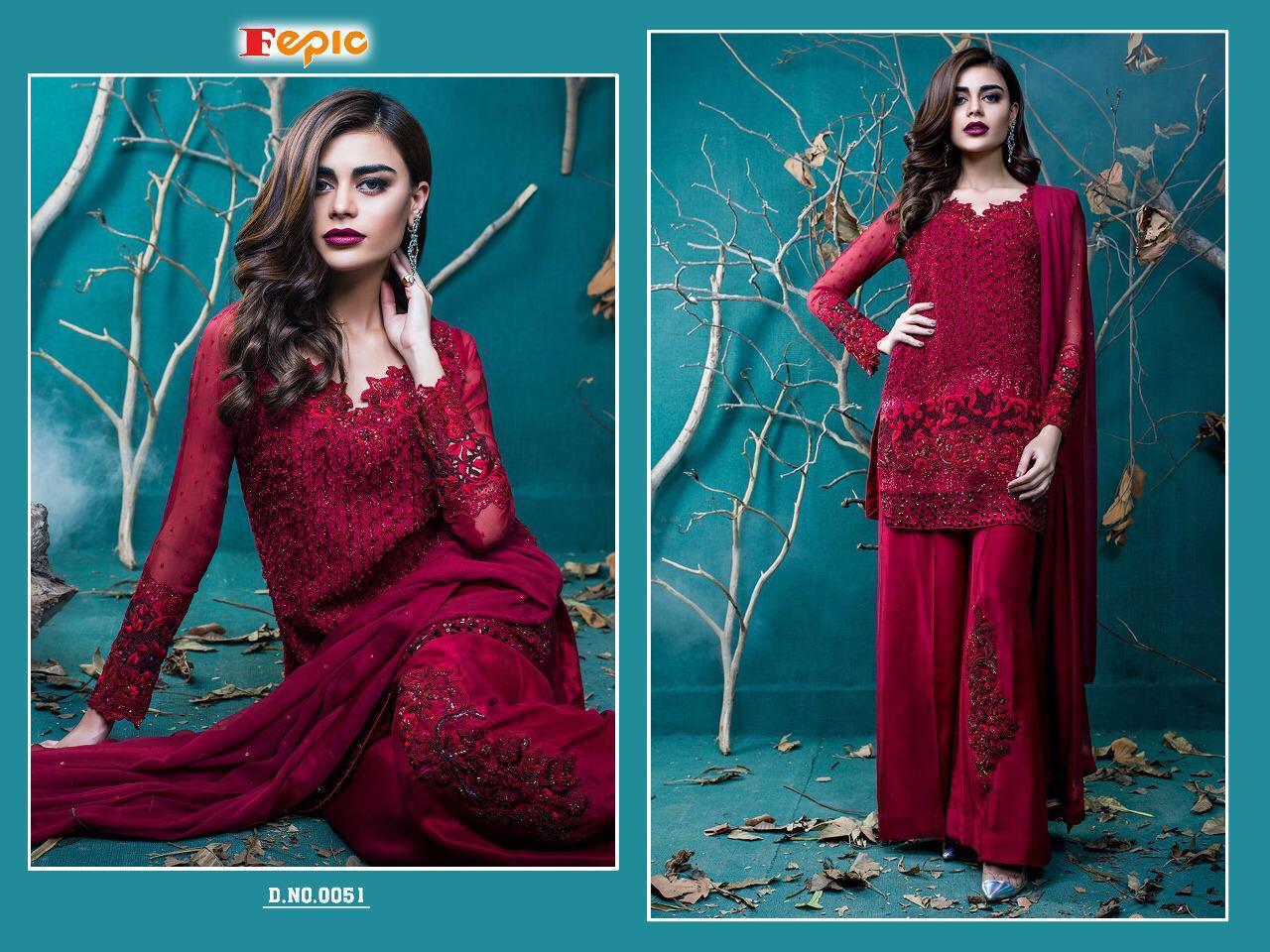 Fepic Rosemeen Hit Design 0051 Pakistani Suits Wholesale Supplier And Dealer Gujarat
