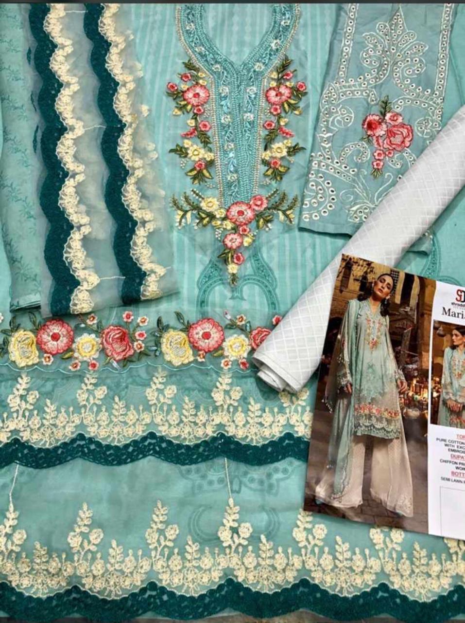 Mariya B Lawn By Shraddha Pakistani Suits Wholesale Supplier And Dealer Gujarat