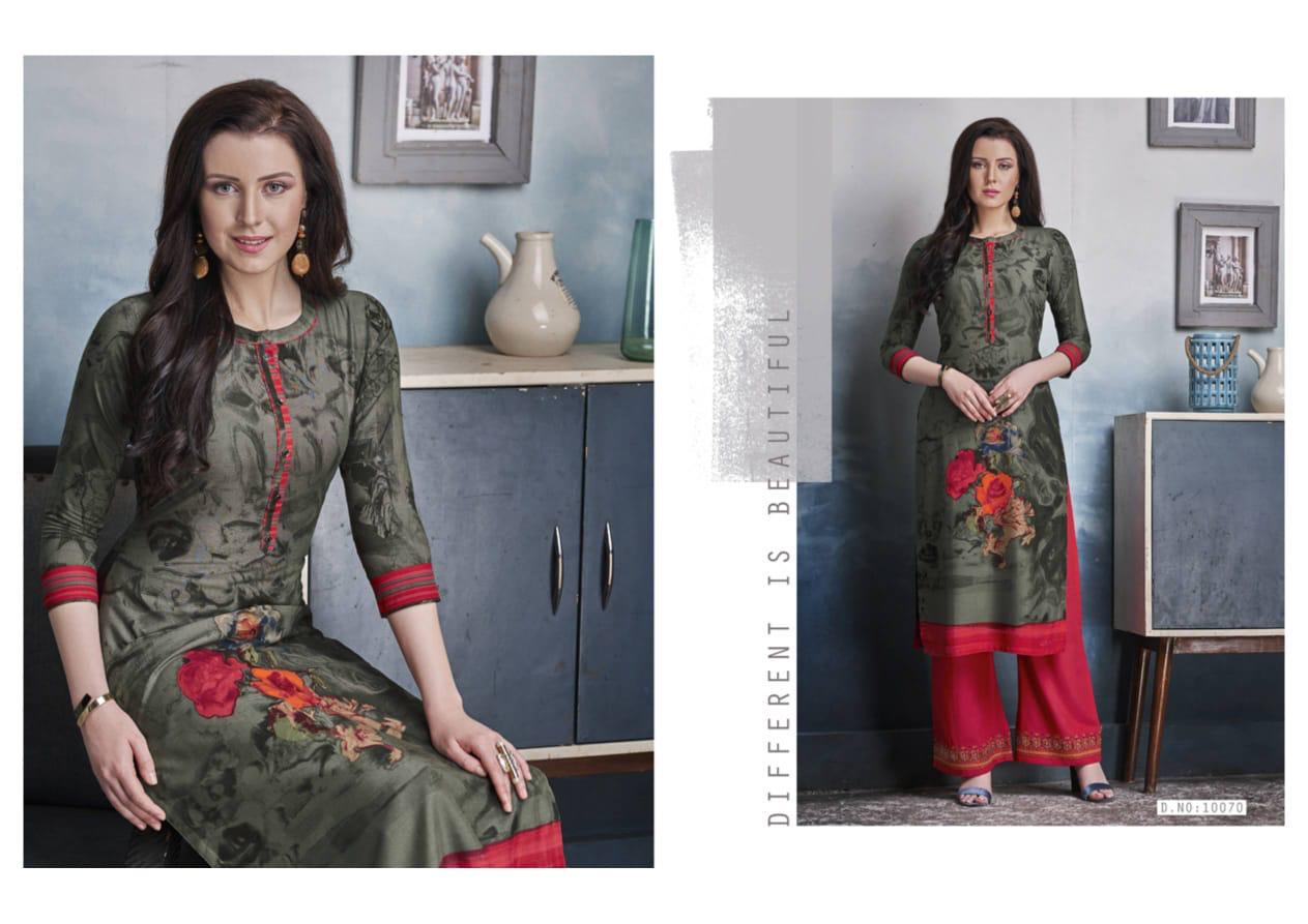 Chambor Vol 8 By Kalaroop Kurtis With Bottom  Wholesale Supplier And Dealer Surat