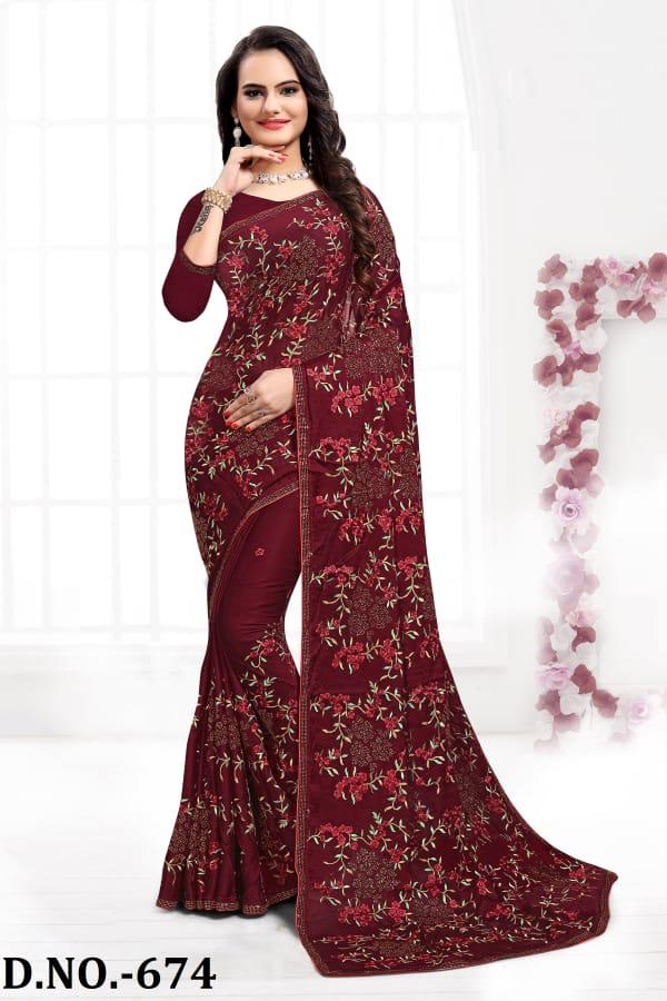 Nari Fashion Belliza Series 671 To 682 Sarees Set And Single Wholesale Supplier And Dealer Gujarat