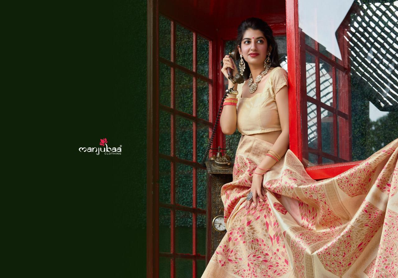 Maitri Silk By Manjuba Clothing Series 3501 To 3506 Sarees Wholesale Supplier And Dealer Surat