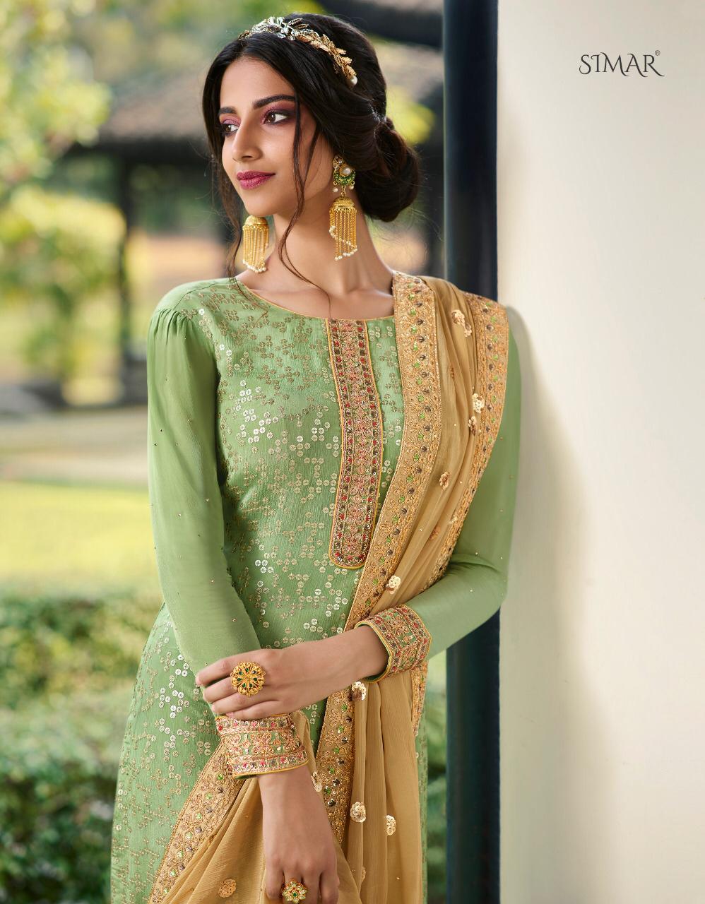 Glossy Lewel Series 18090 To 18094 Designer Party Wear Suits Wholesale Supplier Gujarat