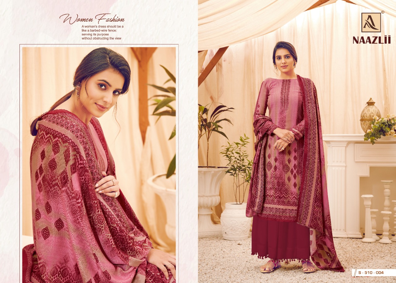 Naazlii By Alok Suits Pashmina Dress Materials Wholesale Supplier Surat