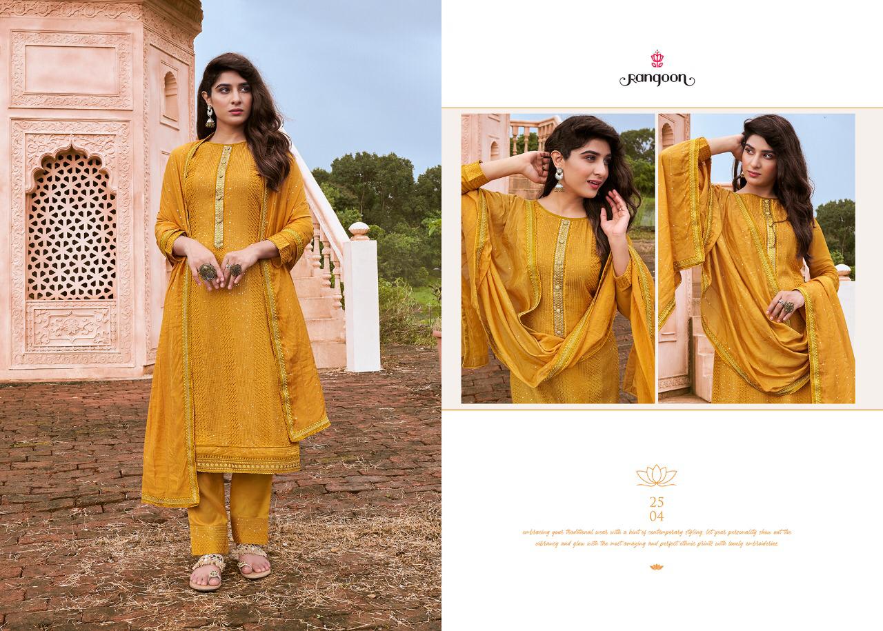 Royal Touch Vol 2 By Rangoon Designer Party Wear Suits Wholesale Supplier Gujarat