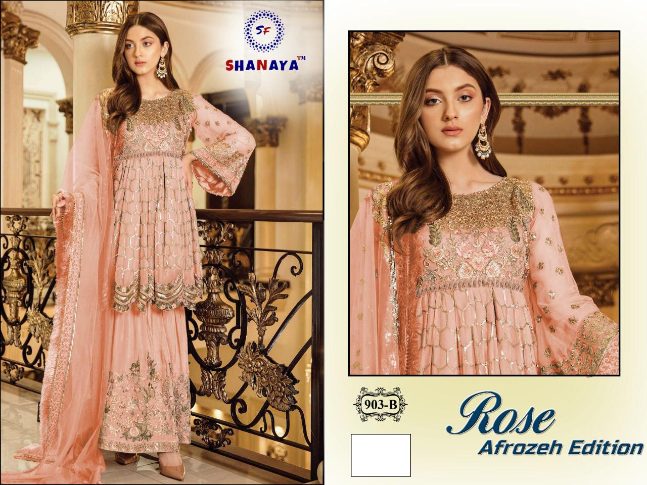 Rose Afrozeh Edition By Shanaya Pakistani Suits Wholesale Supplier And Dealer Gujarat