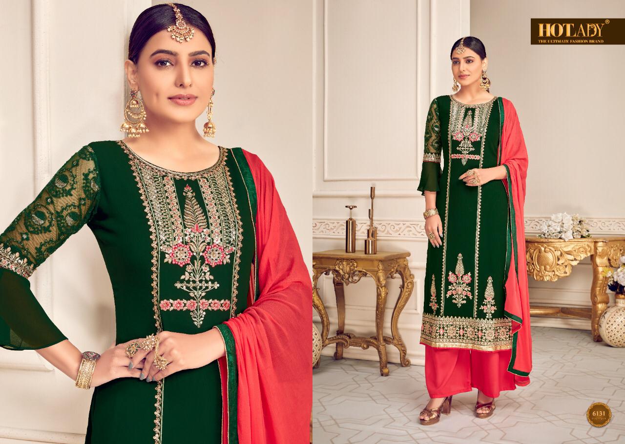 Mishti 3rd Edition Hotlady Series 6131 Designer Party Wear Suits Wholesale Supplier Gujarat