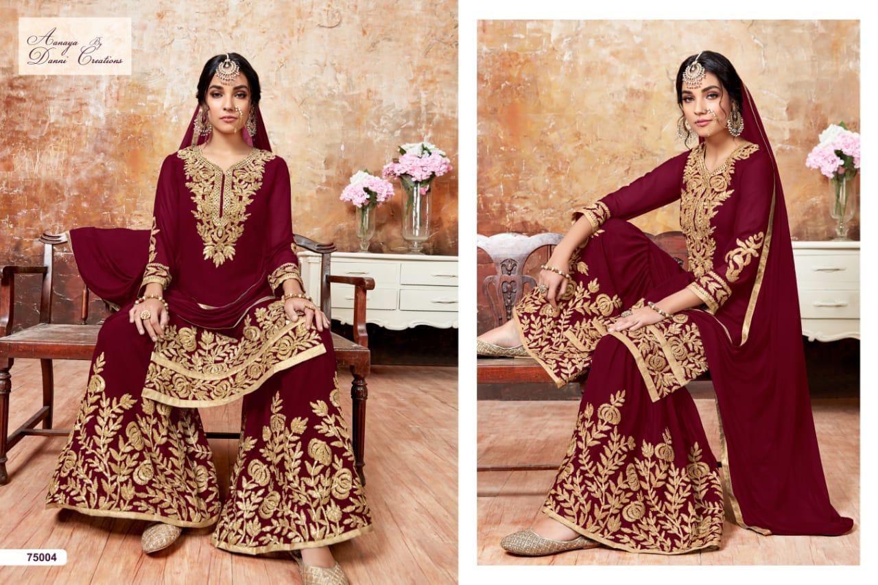 Aanaya 75000 Series Designer Party Wear Suits Wholesale Supplier Gujarat