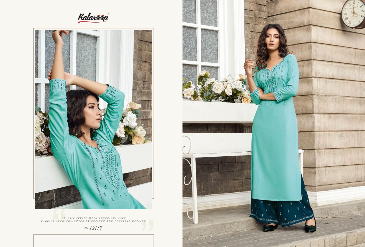 Yaara  By Kalaroop Kurtis With Bottom  Wholesale Supplier And Dealer Surat