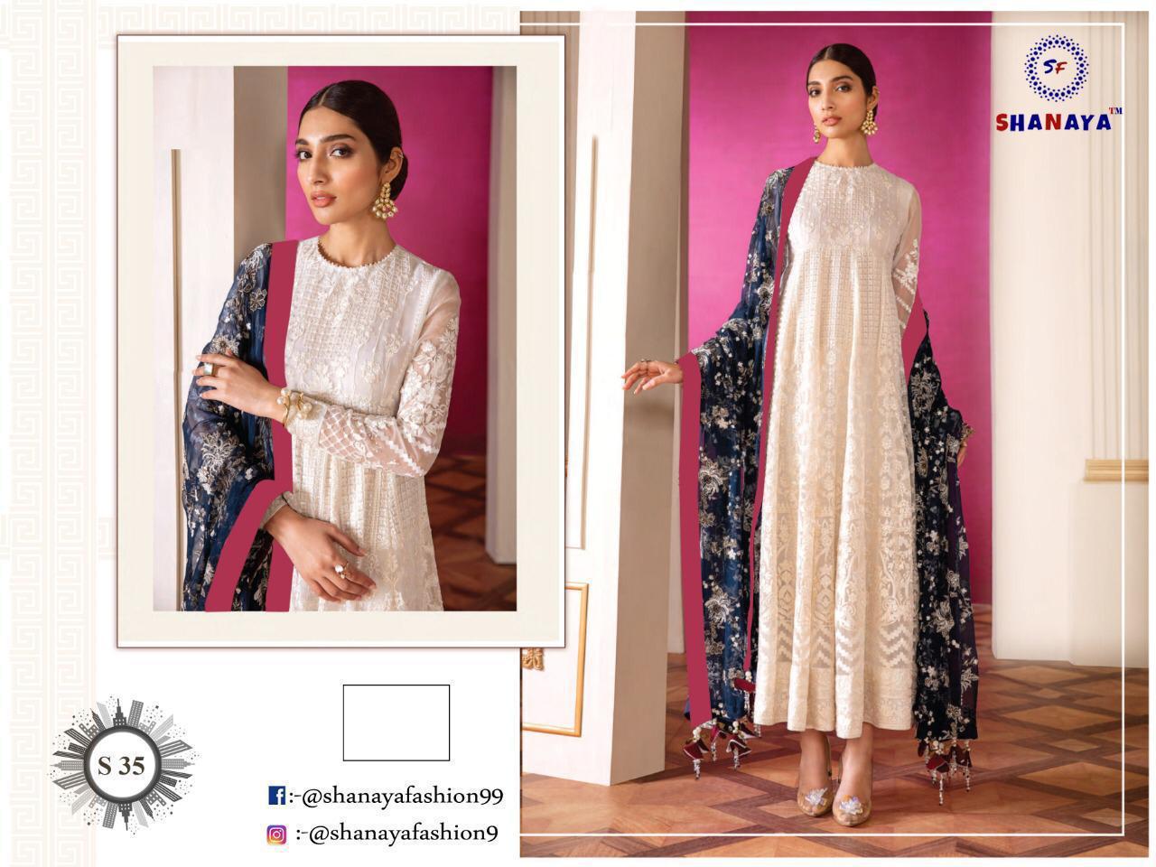 S 35 By Shanaya Pakistani Suits Wholesale Supplier And Dealer Gujarat