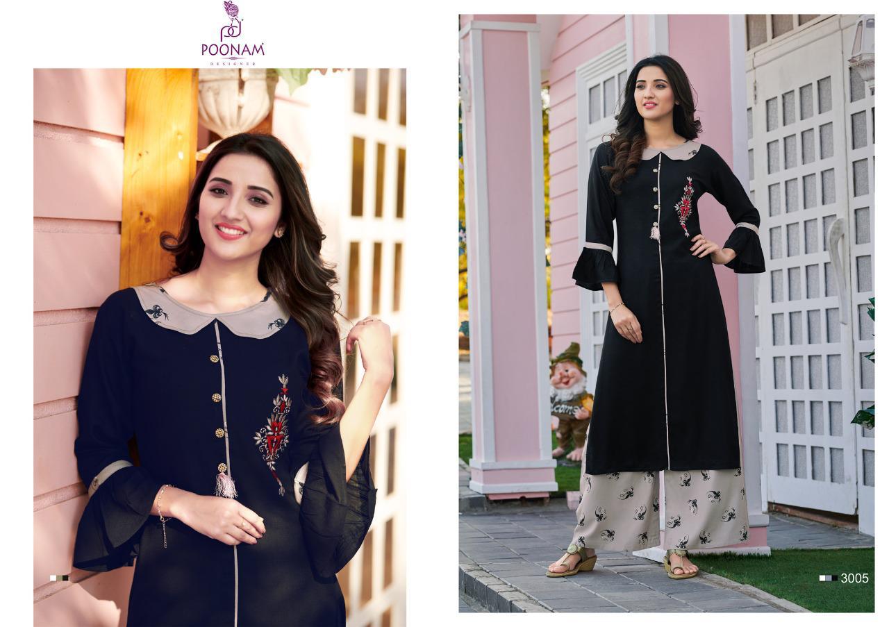 Silai Vol 3 By Poonam Designer Kurtis With Bottom Wholesale Supplier And Dealer Gujarat