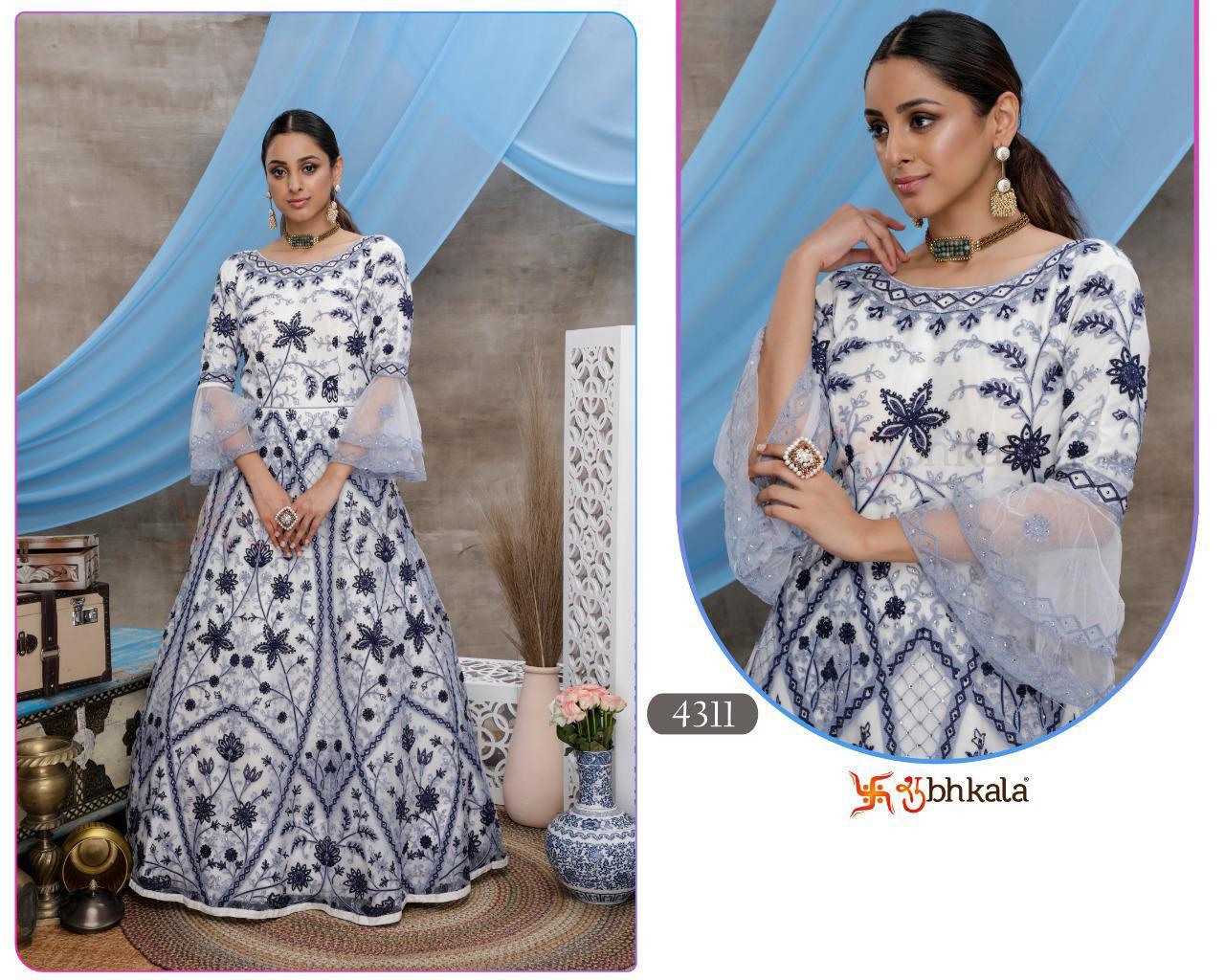 Flory Vol 7 By Shubh Kala Series 4311 Occasion Designer Lehngas Wholesale Supplier And Dealer Gujara...