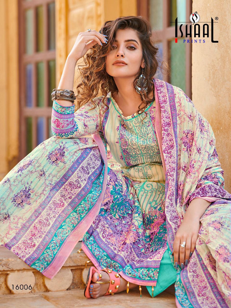 Gulmohar Vol 16 By Ishaal Prints Dress Materials Wholesale Supplier And Dealer Gujarat