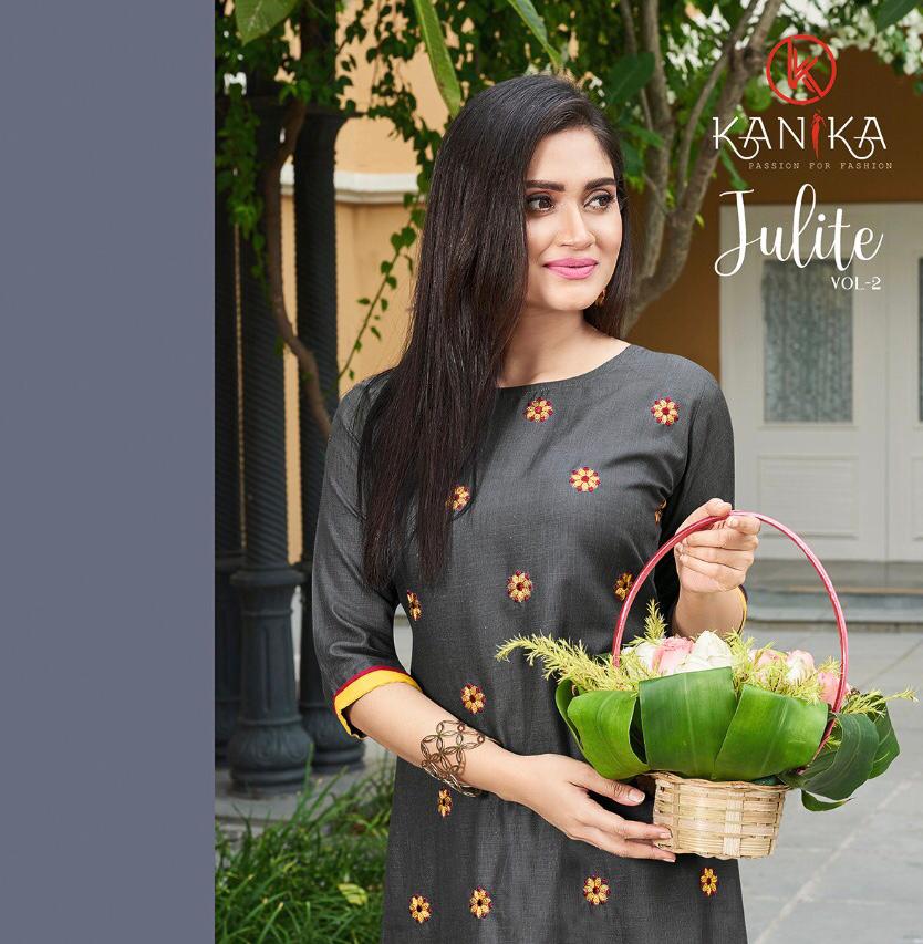 Julite Vol 2 By Kanika Kurti With Bottom Wholesale Supplier And Dealer Gujarat