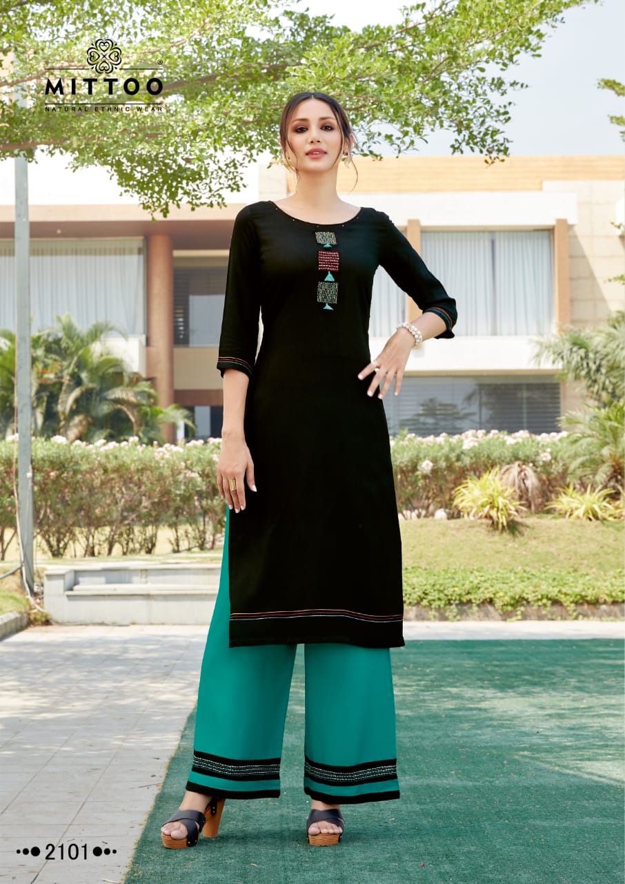 Panghat 15 By Mittoo Kurtis With Bottom  Wholesale Supplier And Dealer Surat