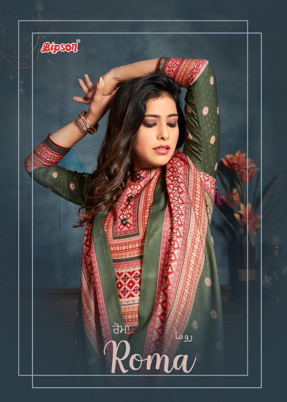 Roma By Bipson Pashmina Dress Materials Wholesale Supplier Surat