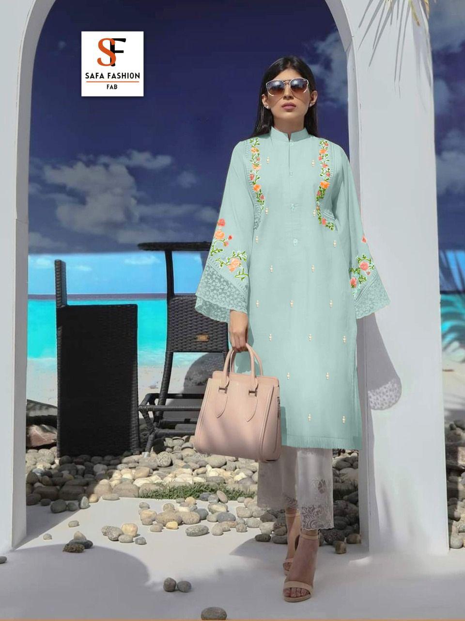 Sf 884 By Safa Fashion Kurtis With Bottom Wholesale Supplier Surat