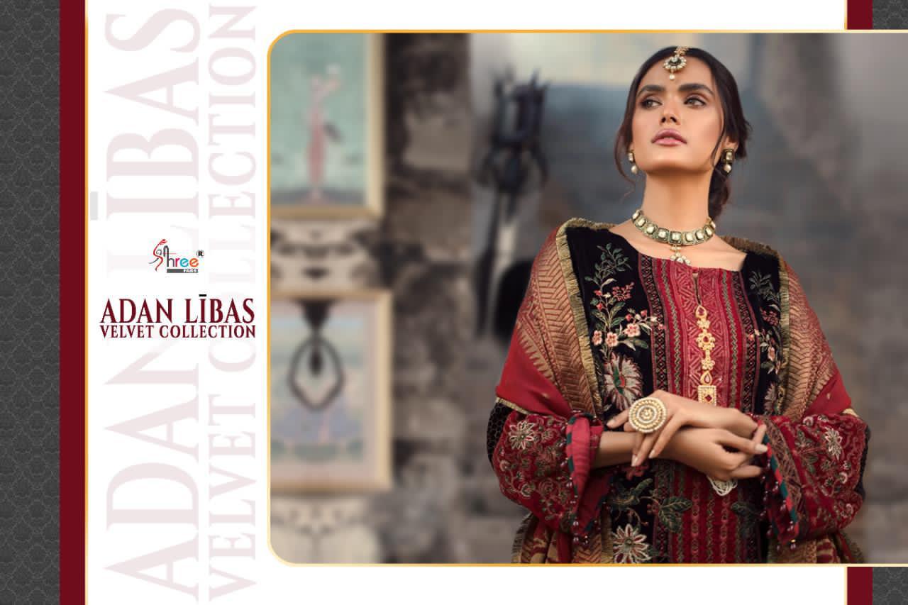 Adan Libas Velvat Collection By Shree Fab Series 1461 Pakistani Suits Wholesale Supplier Gujarat