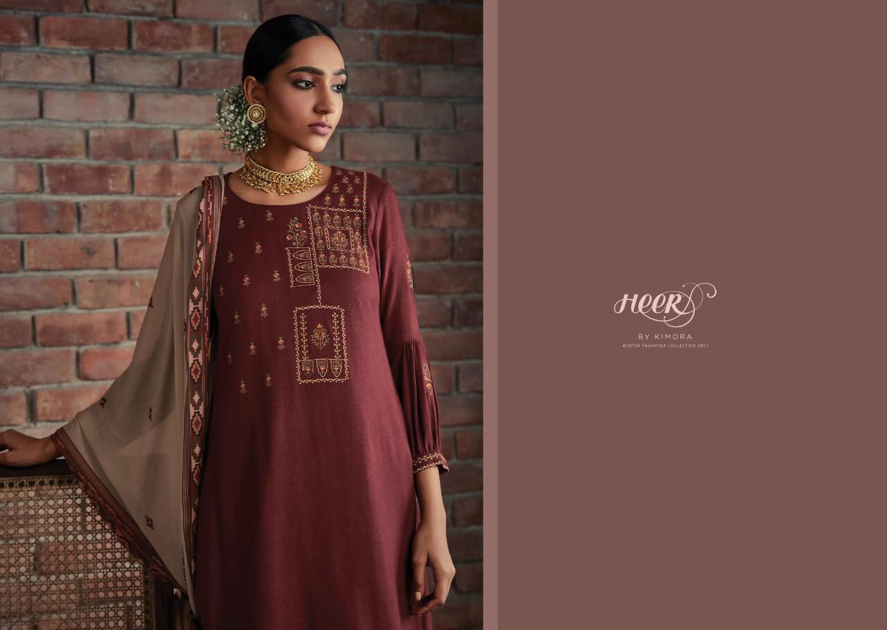 Kimora Heer Kullu Series 8201 Designer Party Wear Suits Wholesale Supplier Gujarat