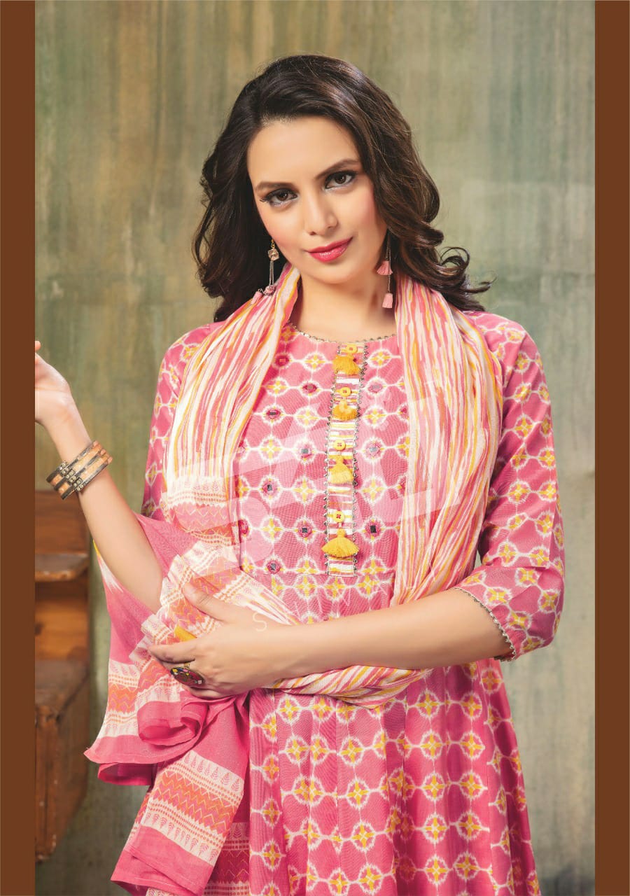 Womaniya Vol 17 By S4u Shivali Beutiful Designer Kurtis With Bottom Nd Duppta Wholesale Supplier And...