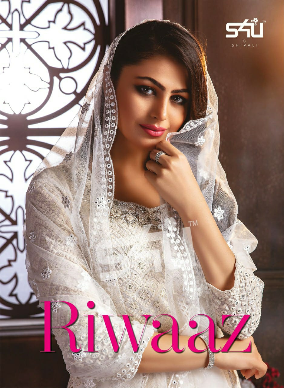 Riwaaz By S4u Shivali Beutiful Designer Ready Made Collection Wholesale Supplier And Dealer Gujarat