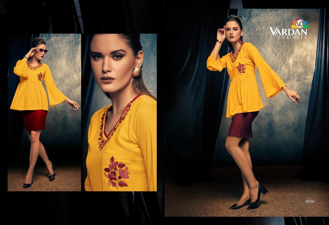 Nevy Vol 2 By Vardan Designer Western Tops Wholesale Supplier And Dealer Gujarat