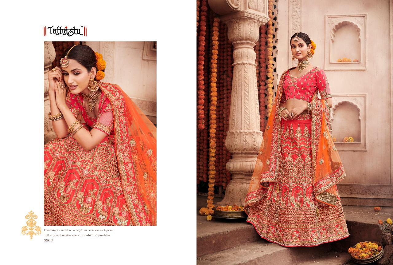 Tathastu Series 3901 To 3911 Occasion Wear Lehngas Wholesale Supplier And Dealer Surat