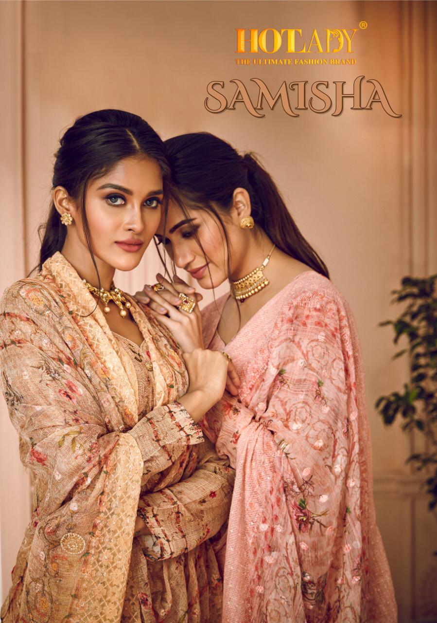 Samisha By Hotlady Series 6151 Designer Party Wear Suits Wholesale Supplier Gujarat