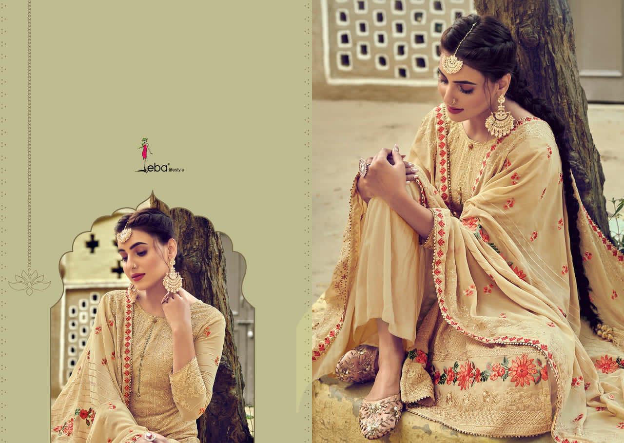 Jassi By Eba Lifestyle Series 1195 Designer Party Wear Suits Wholesale Supplier Gujarat