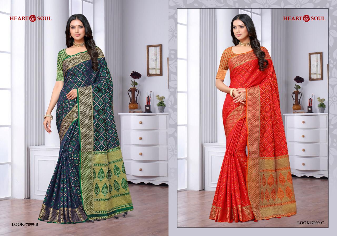 Bandhni Weaves By Heart And Soul Sarees Wholesale Supplier And Dealer Gujarat