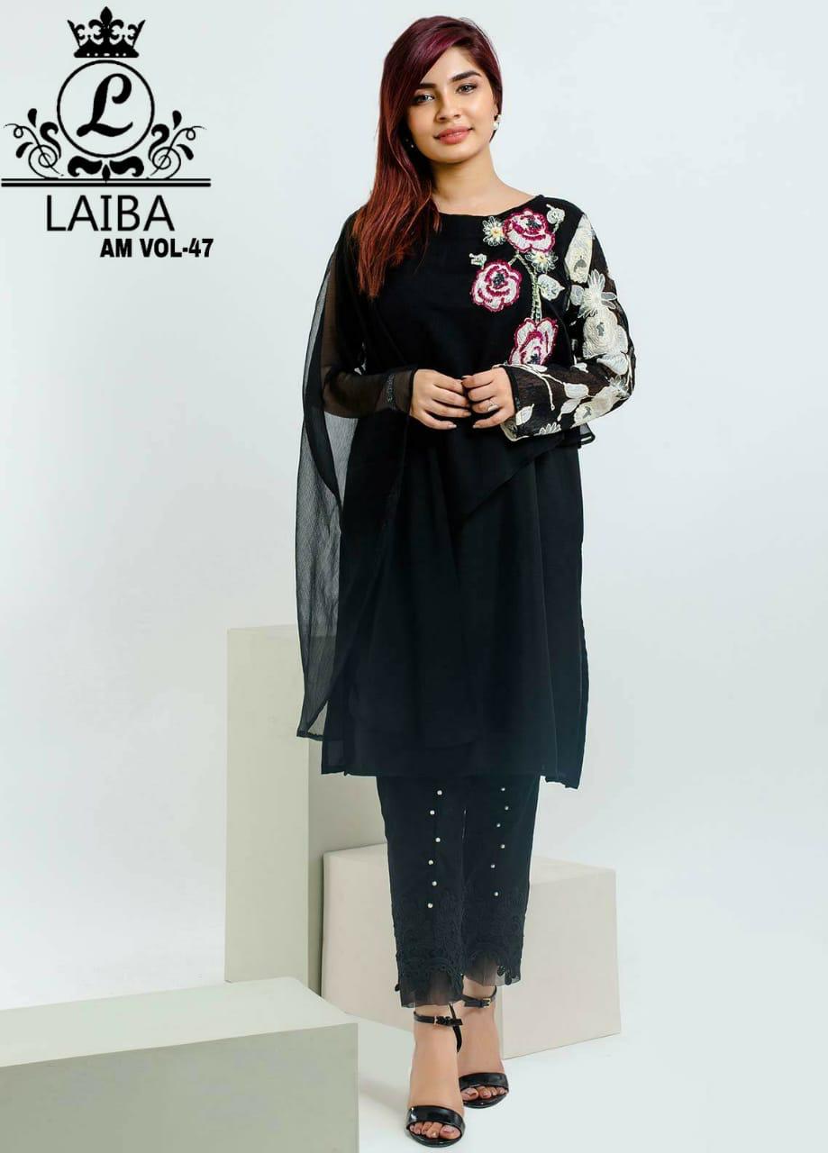 Laiba The Designer Studio By Am Vol 47 Kurtis With Bottom  Wholesale Supplier And Dealer Surat