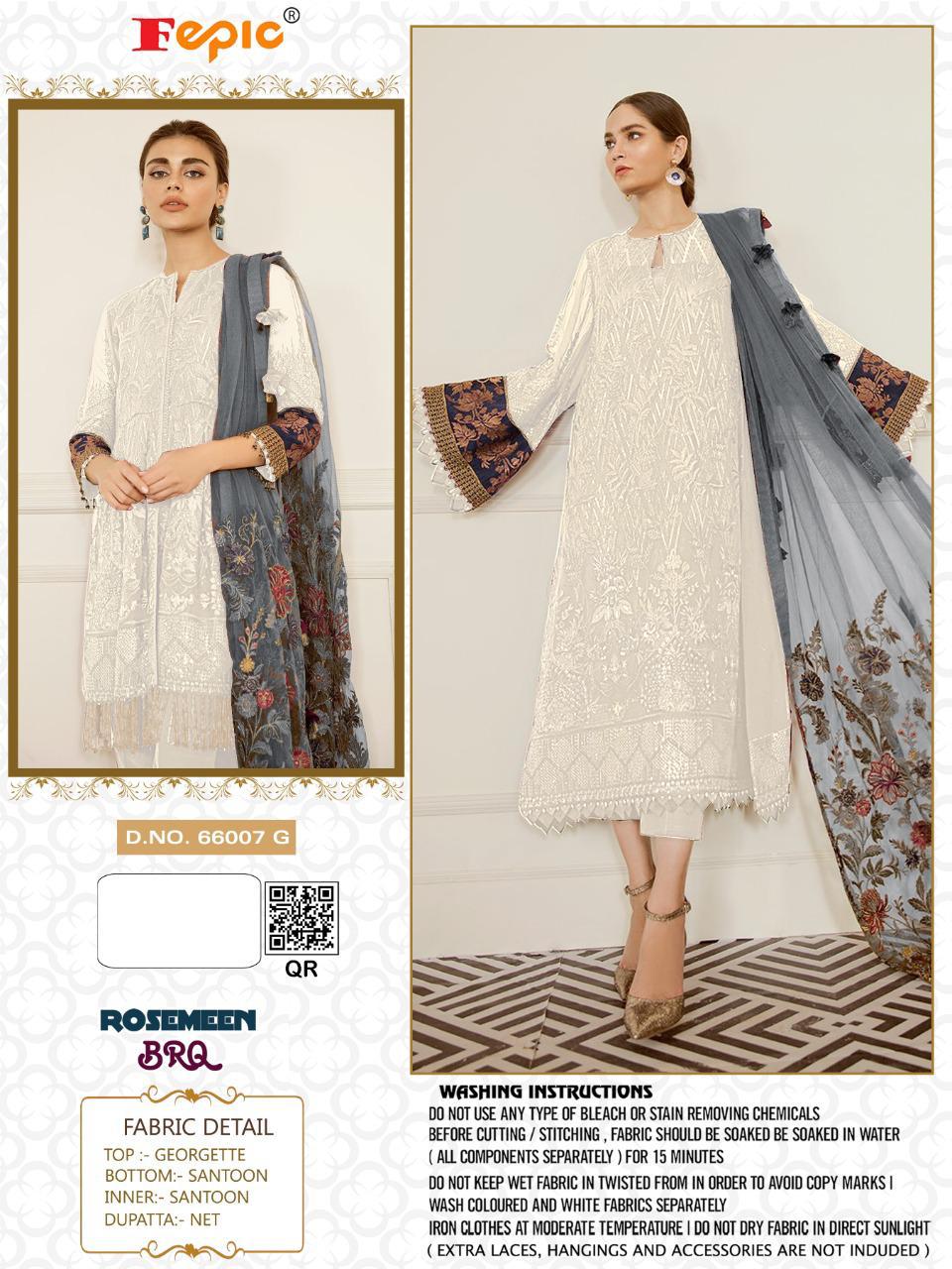 Rosemeen 66007 Colours By Fepic Pakistani Suits Wholesale Supplier And Dealer Gujarat
