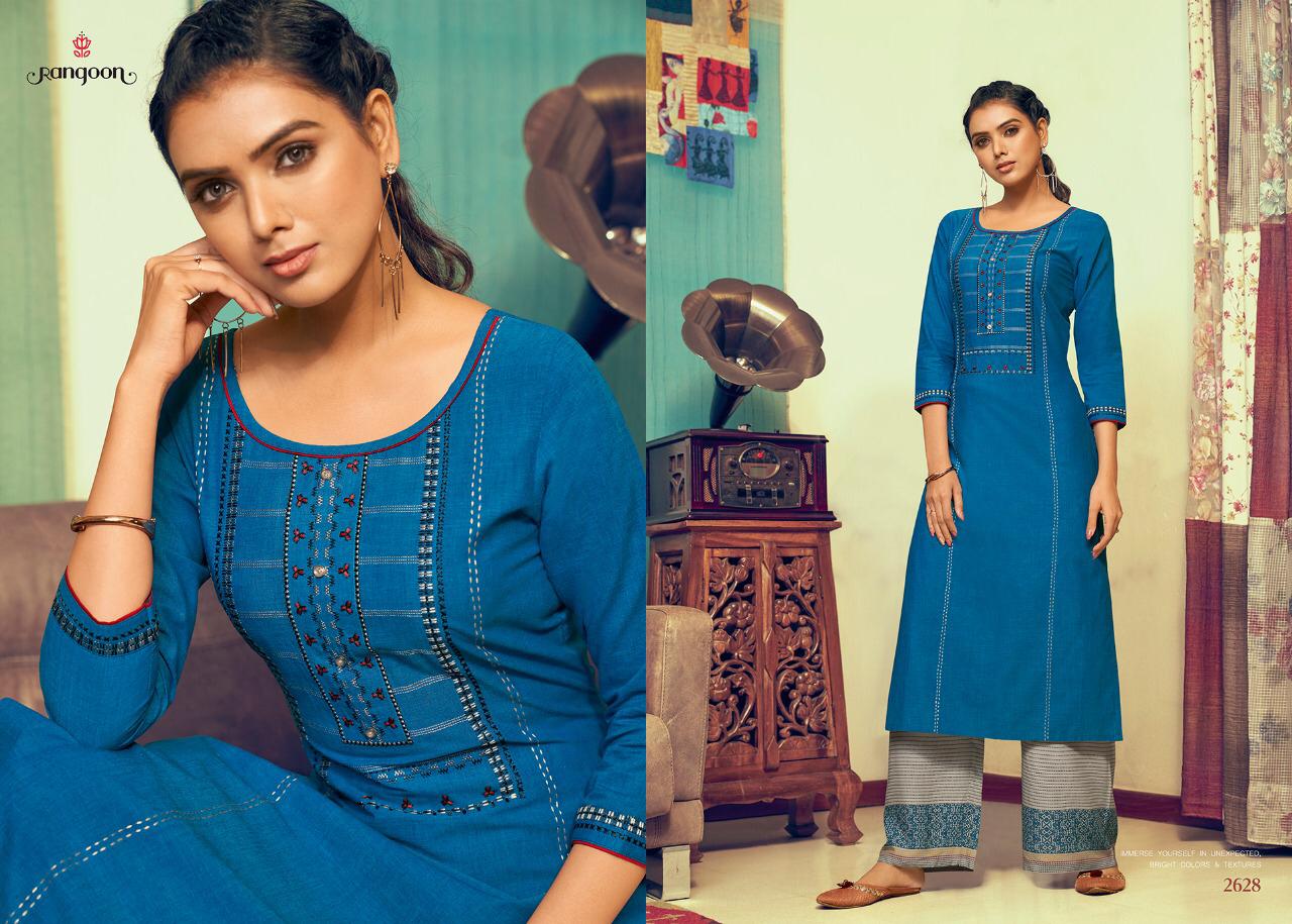 Pick Up By Rangoon Kurtis With Bottom  Wholesale Supplier And Dealer Surat