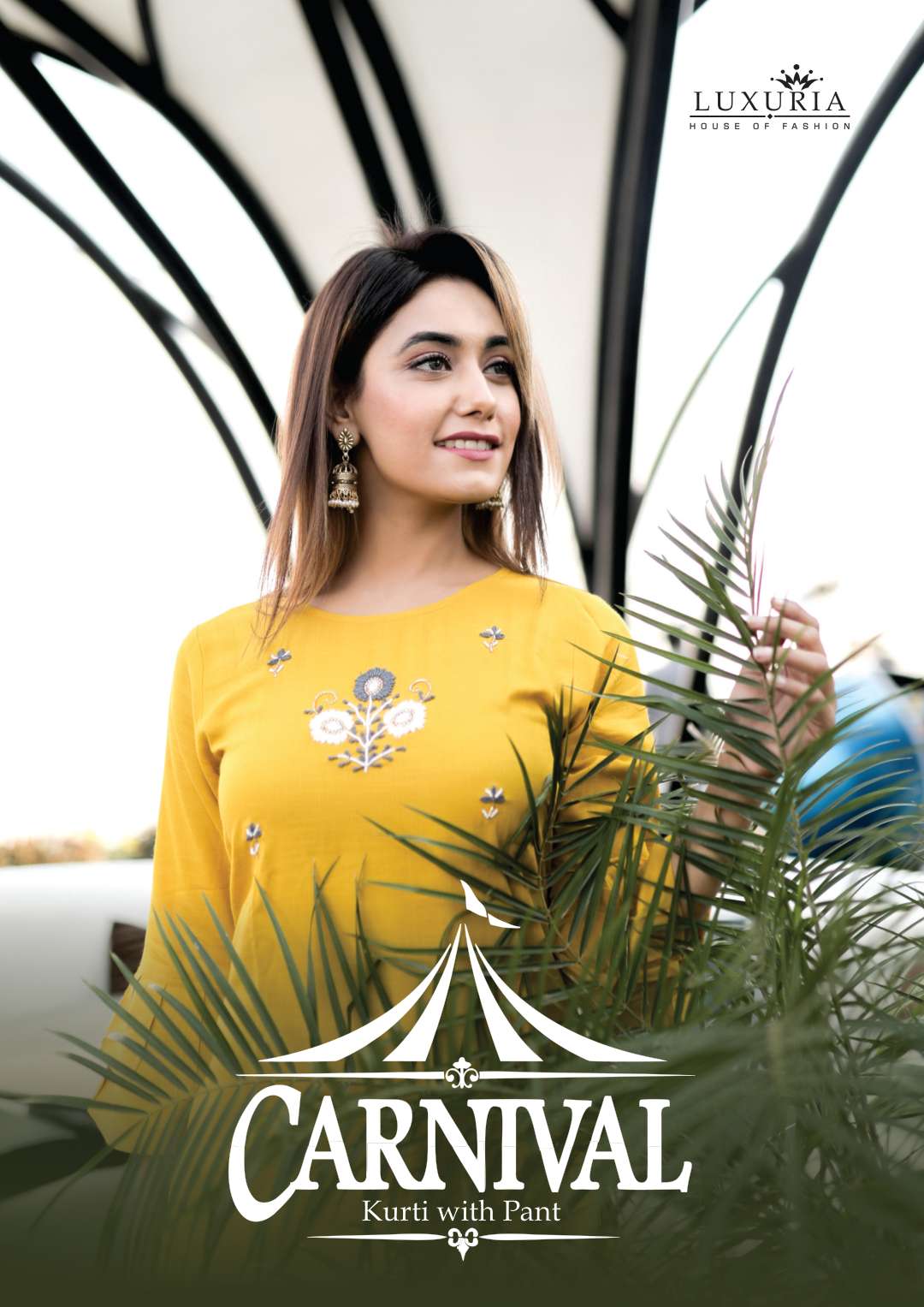 Carnival By Laxuria Kurti With Pant Manufacturer Traders Surat