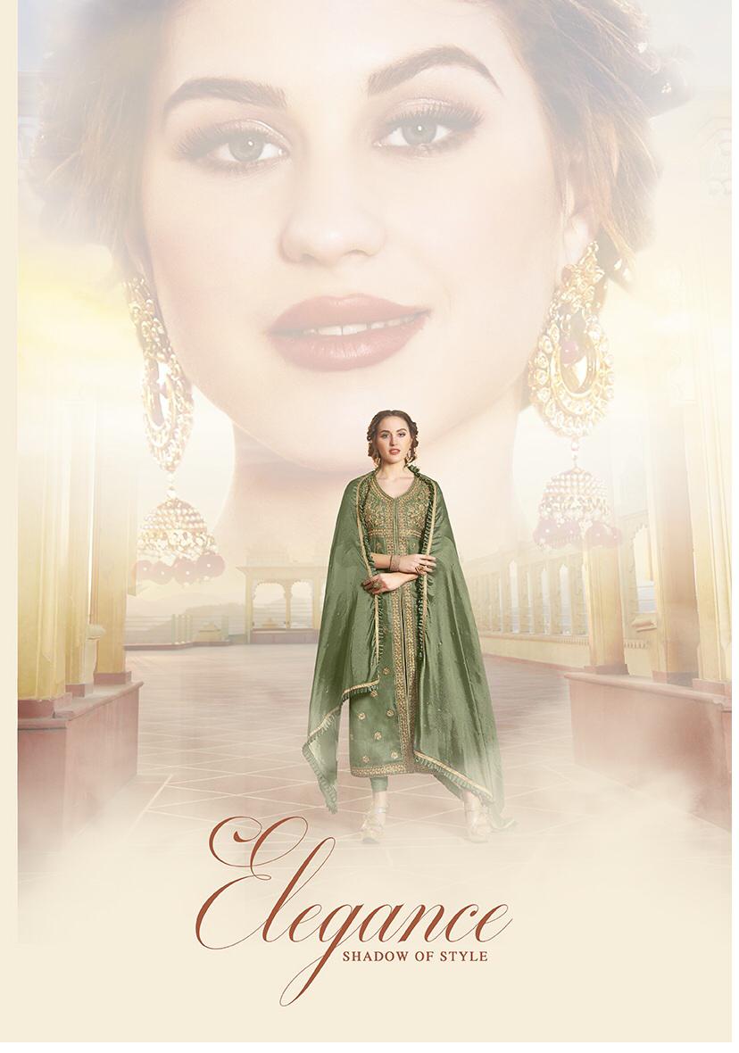 Elegance Series 20001 To 20005 By Gulzar Couture Single Available Dealer And Exporter Surat Gujarat