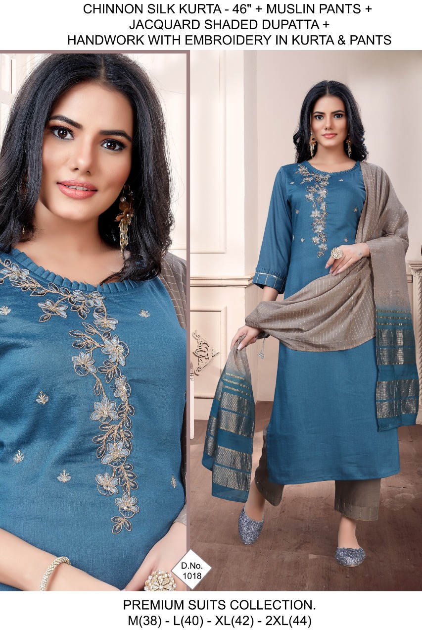 Premium Suit Collection Vink Non Catalogue Suit Manufacturer Traders Surat