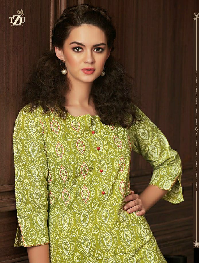 Rehana Kurti With Plazzo By Tzu Manufacturer And Dealer From All Over India