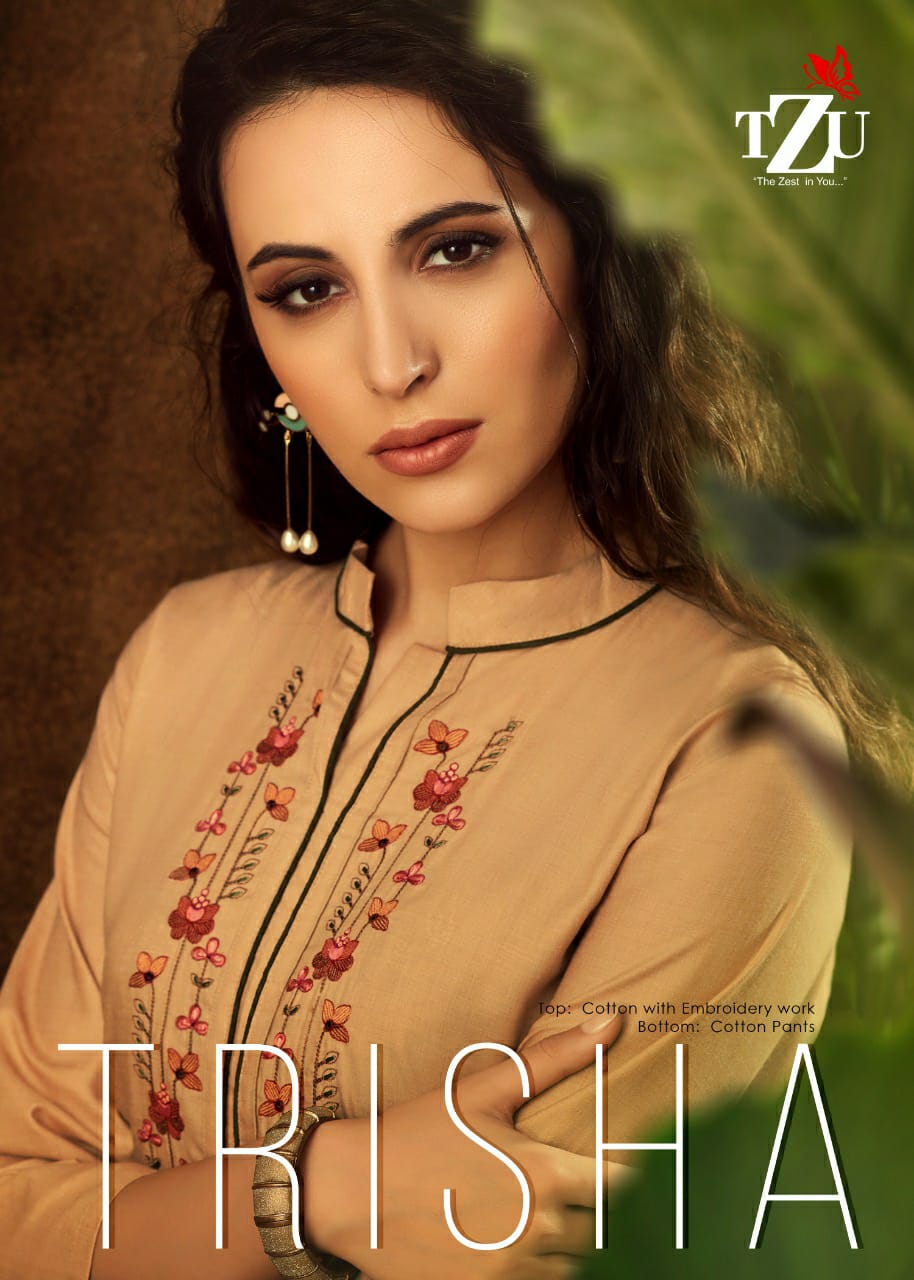 Trisha Kurti With Bottom By Tzu Manufacturer Traders Surat