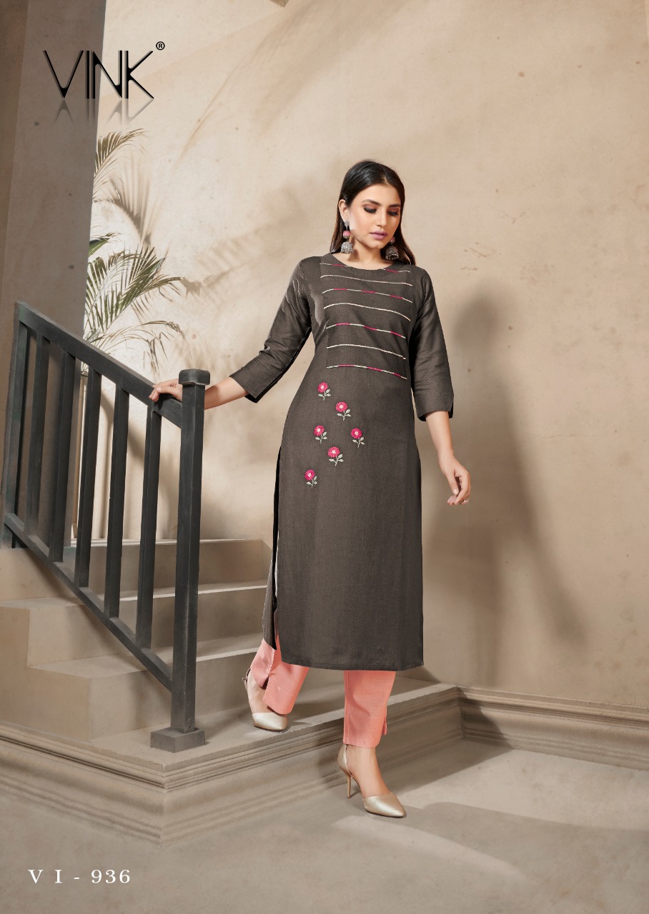 Marigold 4 By Vink Kurti With Bottom Single Available Manufacturer Traders Surat
