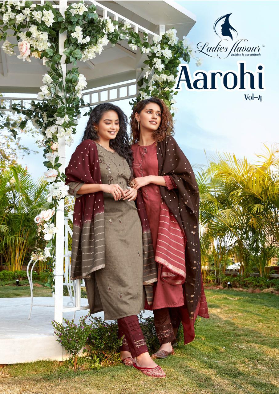 Aarohi Vol 4 By Ladies Flavour Single Available Manufacturer Traders Surat