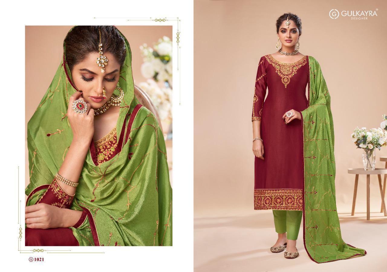 Rehana By Gulkayra Designer Series 1021 To 1026 Single And Full Catlogues Wholesale Suppliers
