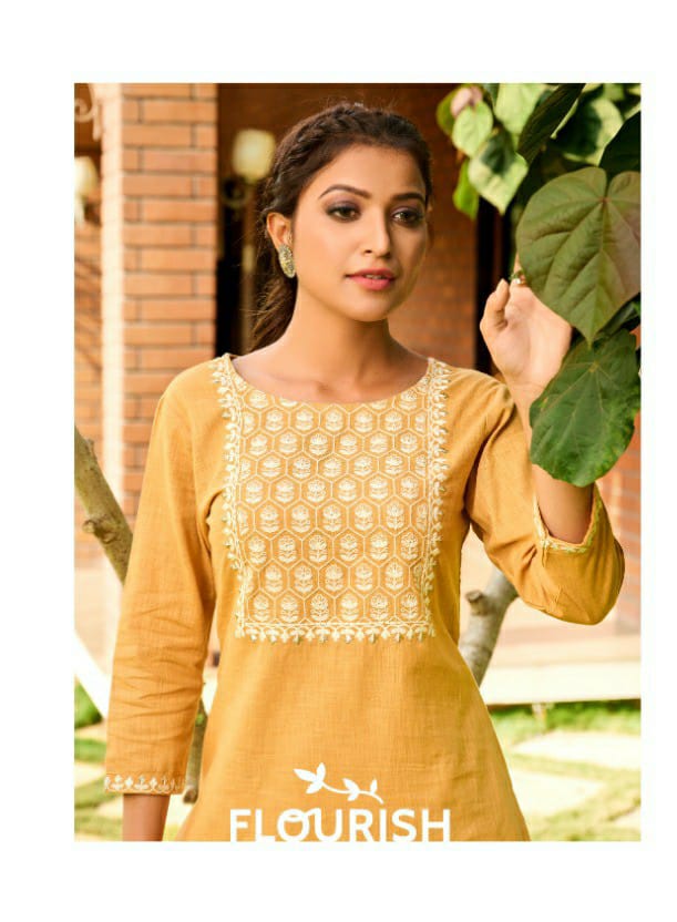 Flourish Kurti With Combo Pant By 100 Miles Manufacturer And Dealer From All Over India