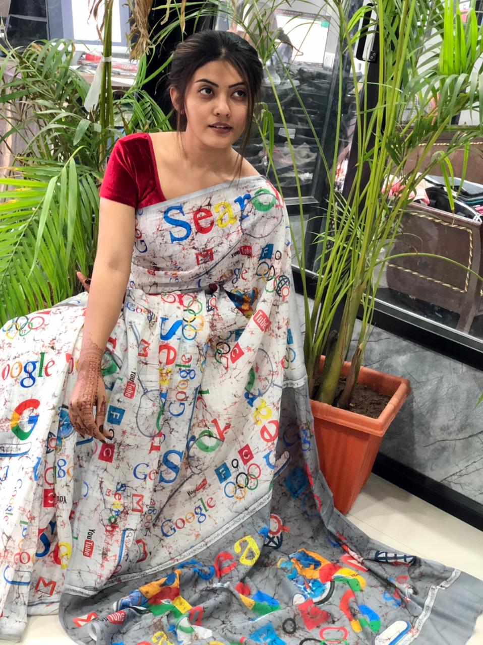 Autograph Linen Saree Collecition For Special Womens Style Looks Singles Pieces Sarees Wholesale Sup...