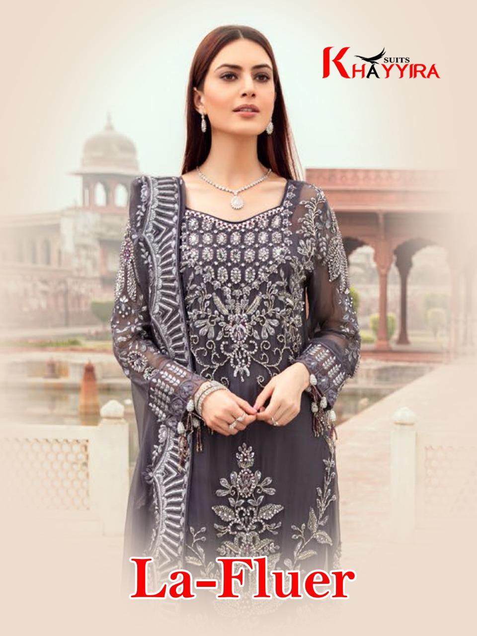 La Fluer By Khayyira Suits Single Available Manufacturer Treaders Surat