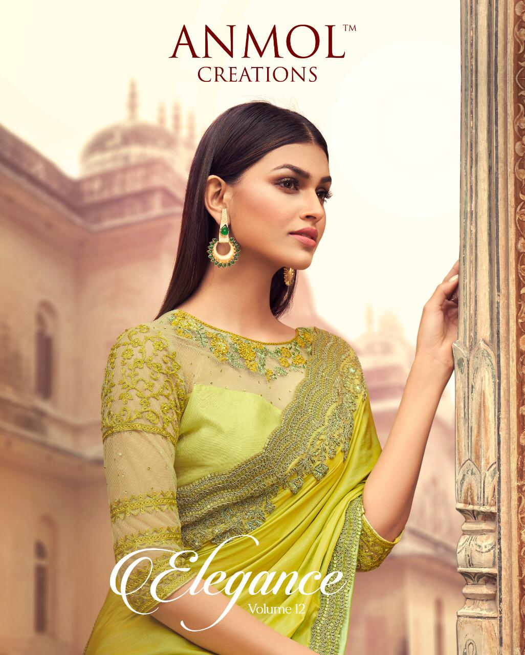 Elegance Vol 12 Series 1201 To 1214 By Anmol Single And Set Stockiest And Supplier From Surat