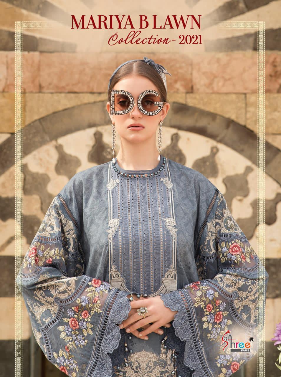 Mariya B Lawn Collection 2021 By Shree Fabs Wholesale Suppliers And Dealer From India