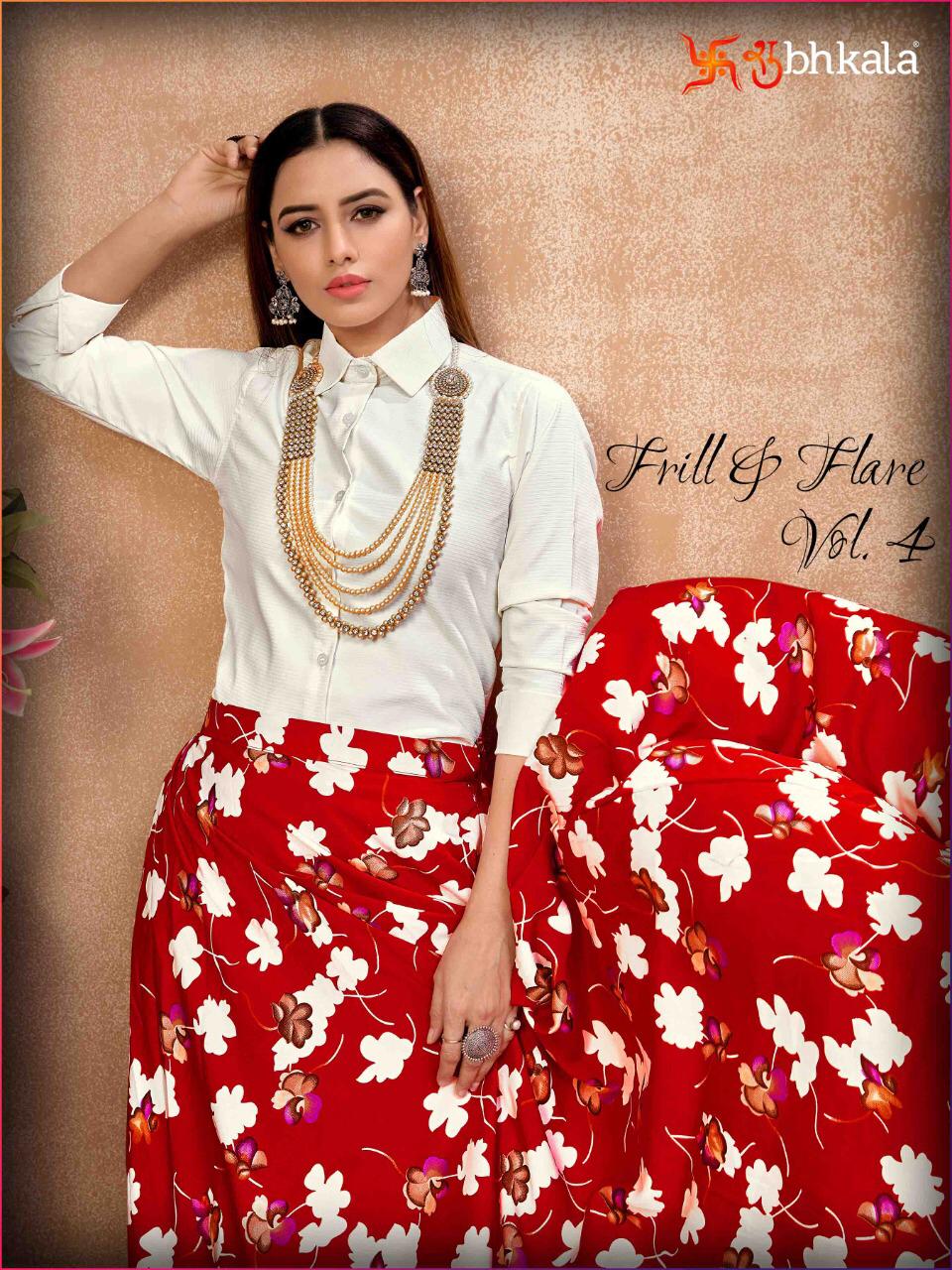 Frill And Flare Vol 4 Series 1621 To 1624 By Shub Kala Single And Set Stockiest And Supplier From Su...